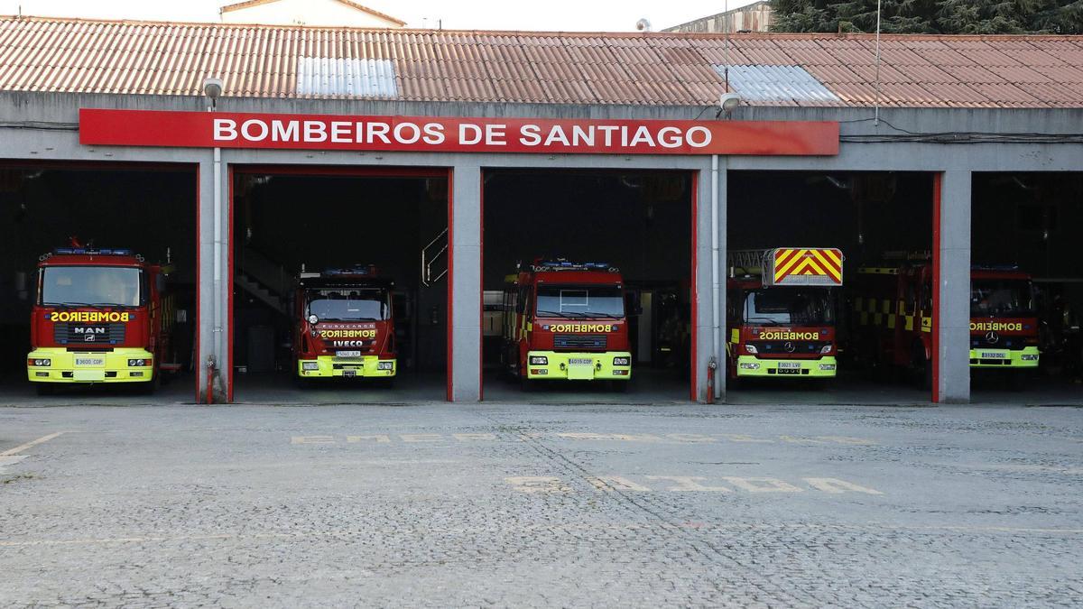 Instalaciones del Parque de Bomberos de Santiago.