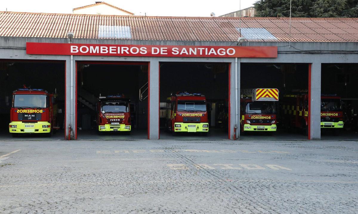 Instalaciones del Parque de Bomberos de Santiago.