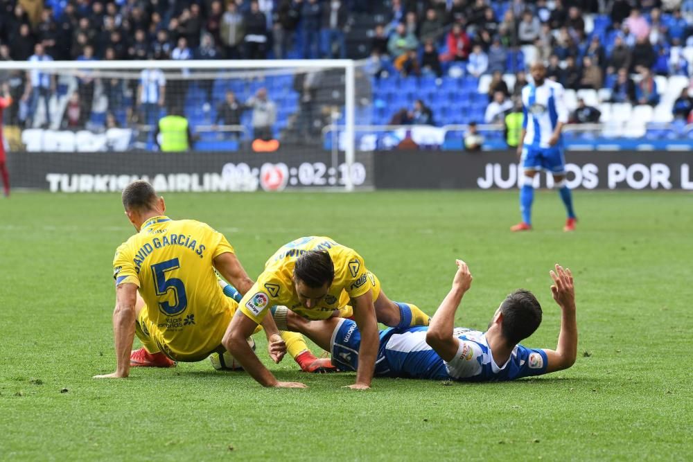 El Dépor empata ante Las Palmas en Riazor