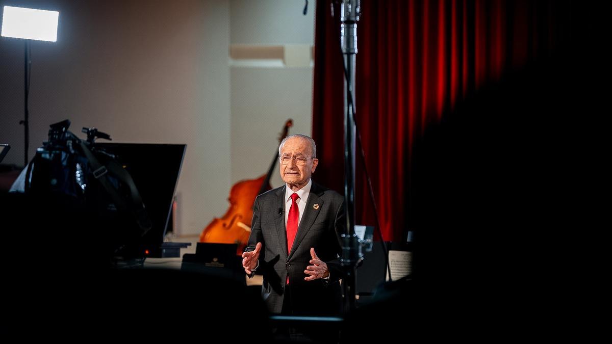 Mensaje de fin de año del alcalde de Málaga, Francisco de la Torre.