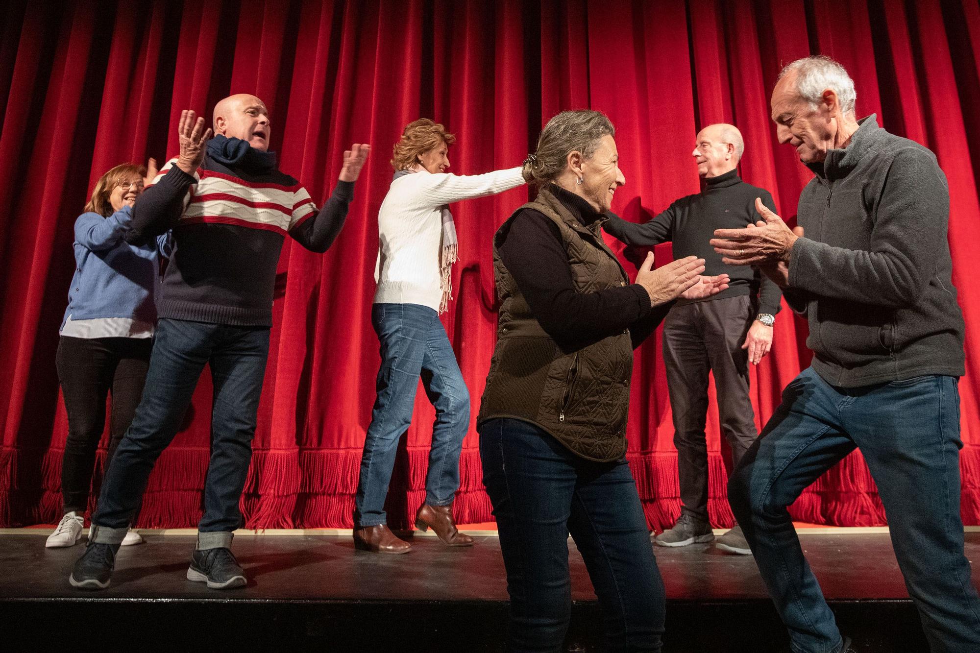 Último ensayo del grupo de teatro Amarión