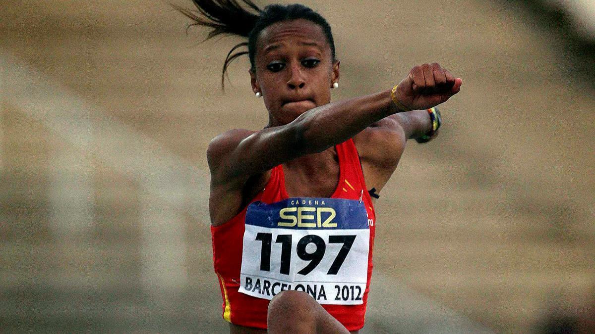 Ana Peleteiro, en el Mundial junior de Barcelona 2012.