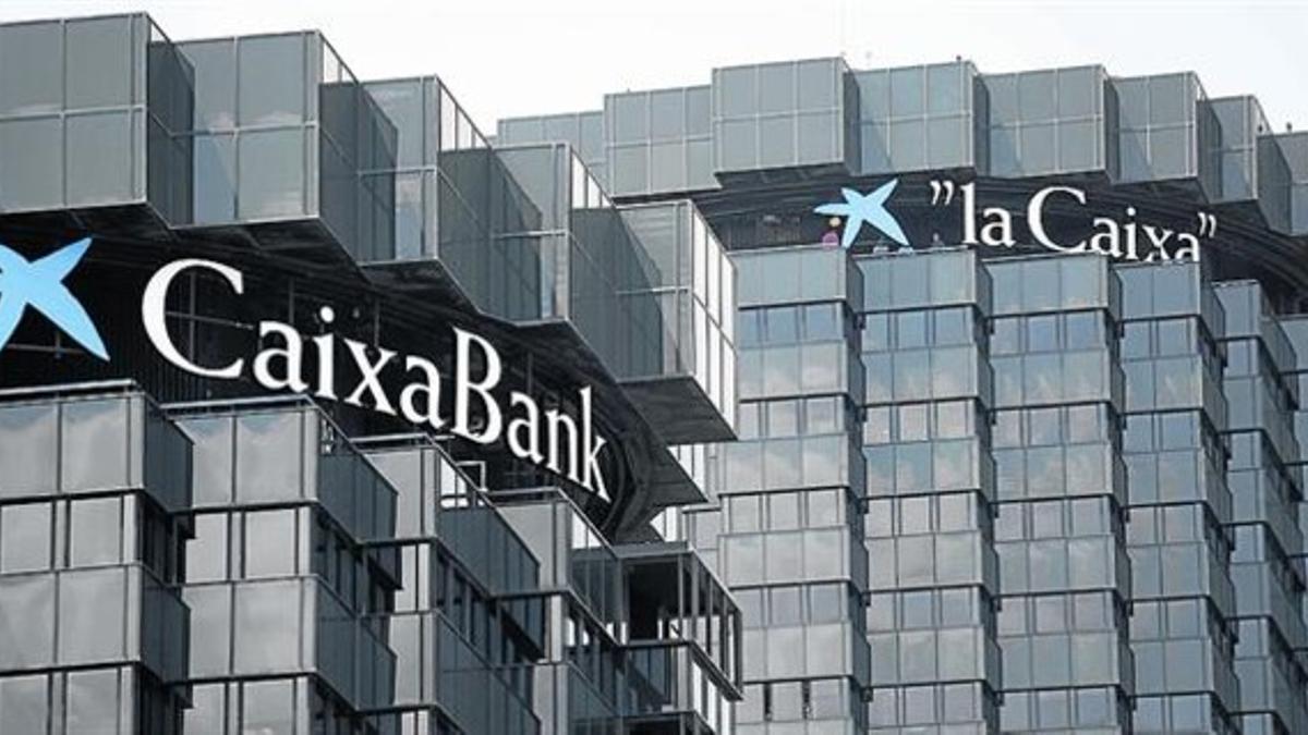 Imagen de la sede de CaixaBank en Barcelona.