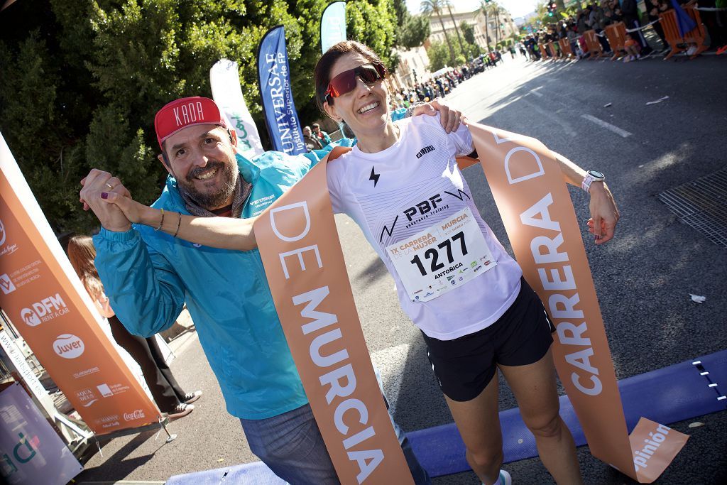 Las imágenes de la llegada a meta de la Carrera de la Mujer de Murcia 2024