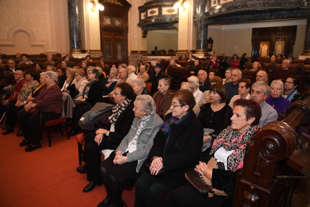 Voluntarios de los centros cívicos, en María Pita