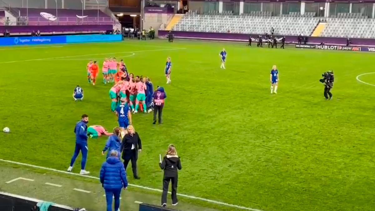 Así se celebra hacer historia: El Barça goleó al Chesela en la final de la Champions. ¡Muy grandes!