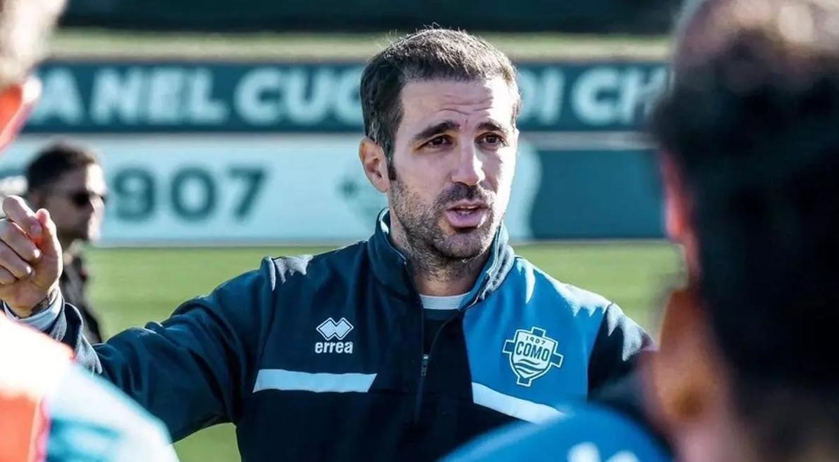 Cesc Fàbregas, entrenador del Como.