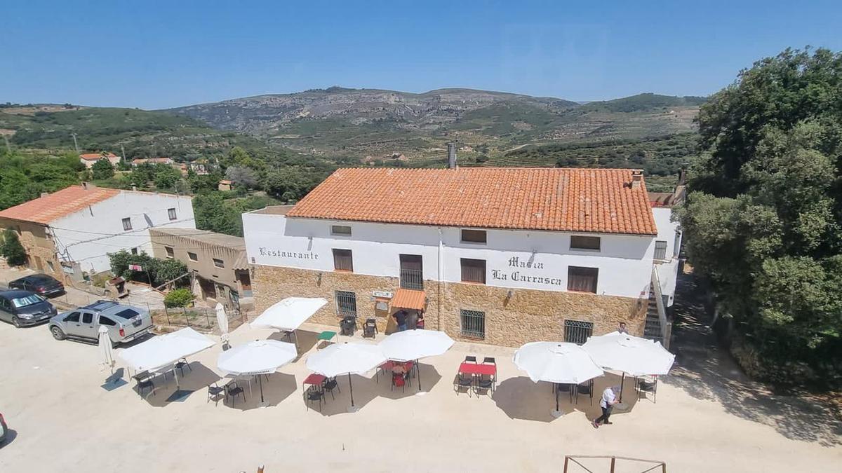Imagen panorámica del restaurante situado en un municipio encuadrado dentro de Los pueblos más bonitos de España.