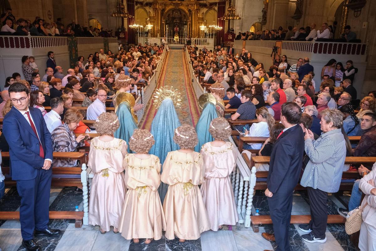 Una imagen de las representaciones de otoño del Misteri d'Elx