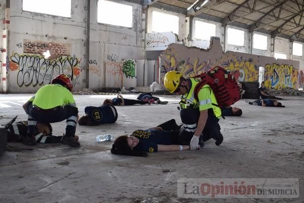 Simulacro de la UME en Alcantarilla