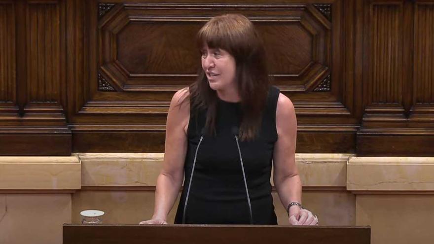 Marta Madrenas deixa el Parlament lamentant la no investidura de Puigdemont i Turull el 2018