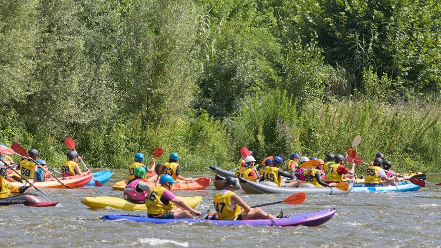 El descens en piragua al Ter, en imatges