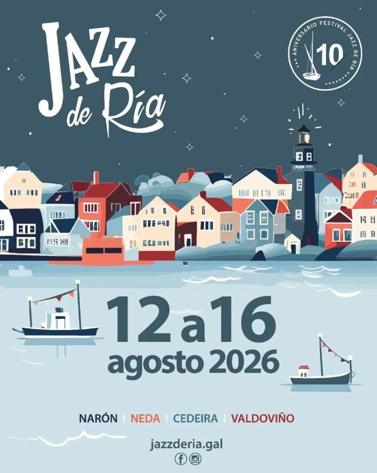 Cartel del Jazz de Ría