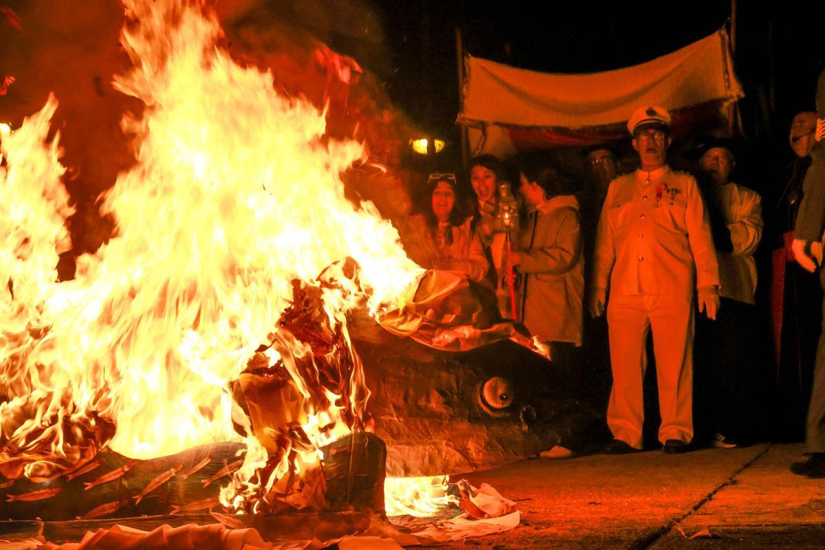 Vilaxoán enteró a su Sardiña en O Preguntoiro.