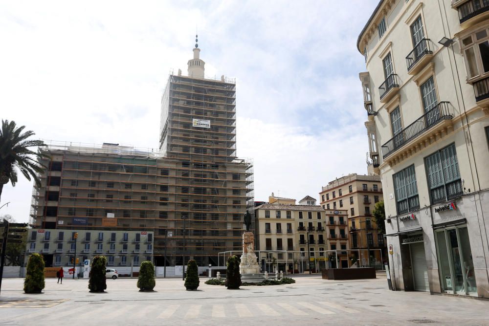 Obras paradas en Málaga