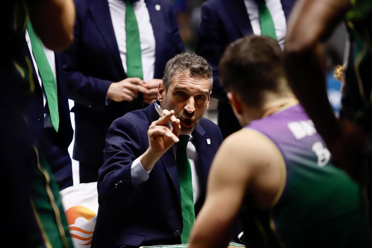 Partido de la Liga Endesa entre el Unicaja y el Joventut de Badalona