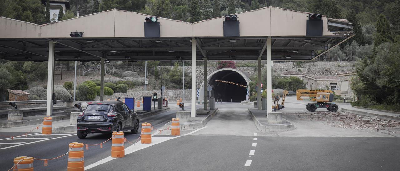 El Consell desmantela la estación de peaje del túnel de Sóller