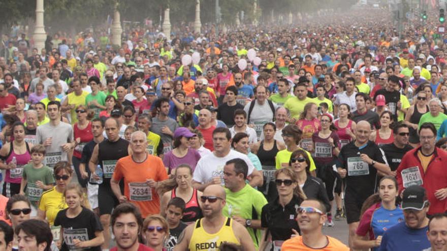 Salida de la pasada edición desde  La Alameda.