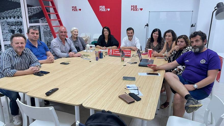 Reunión de la ejecutiva de los socialistas de Formentera tras el 28M.