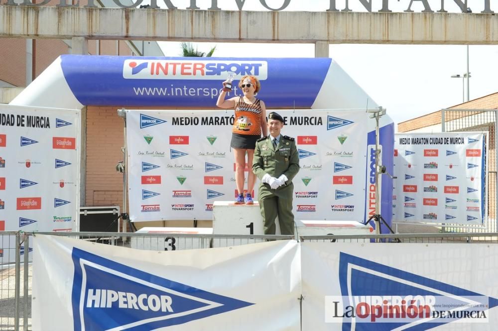 Media Maratón de Murcia: podios