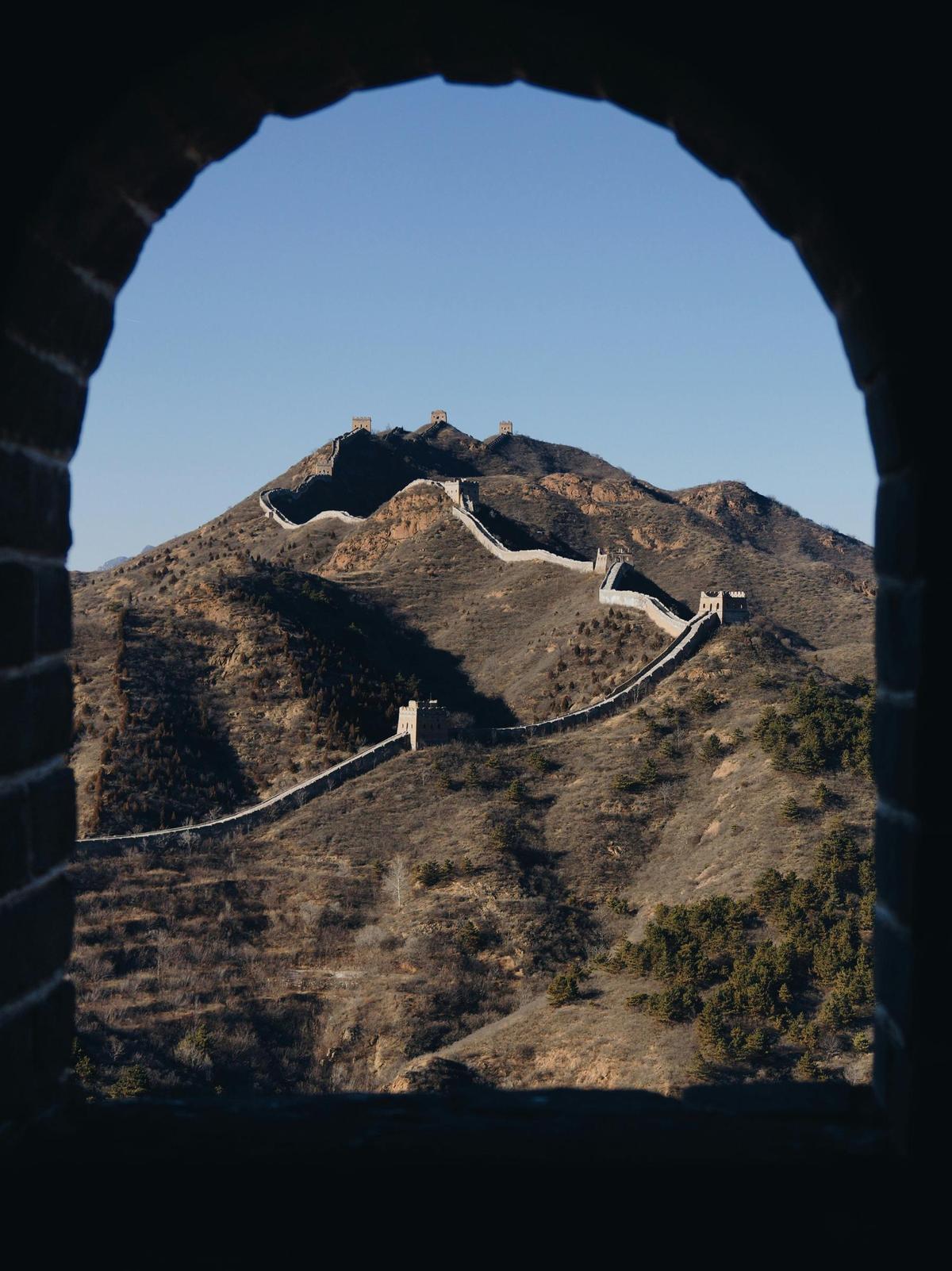 La Gran Muralla, en algunos tramos, parece interminable