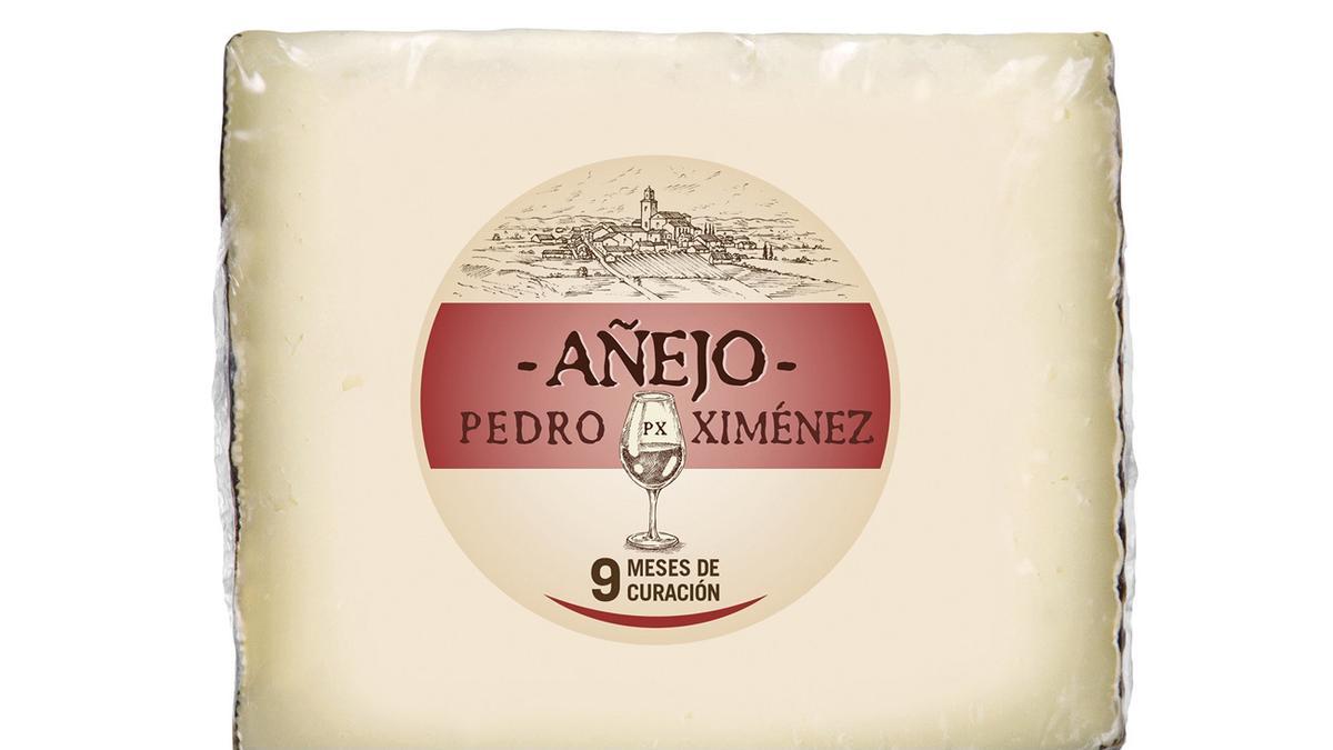 El queso añejo al Pedro Ximénez de Lidl