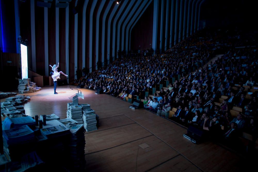 Un momento del espectáculo de danza