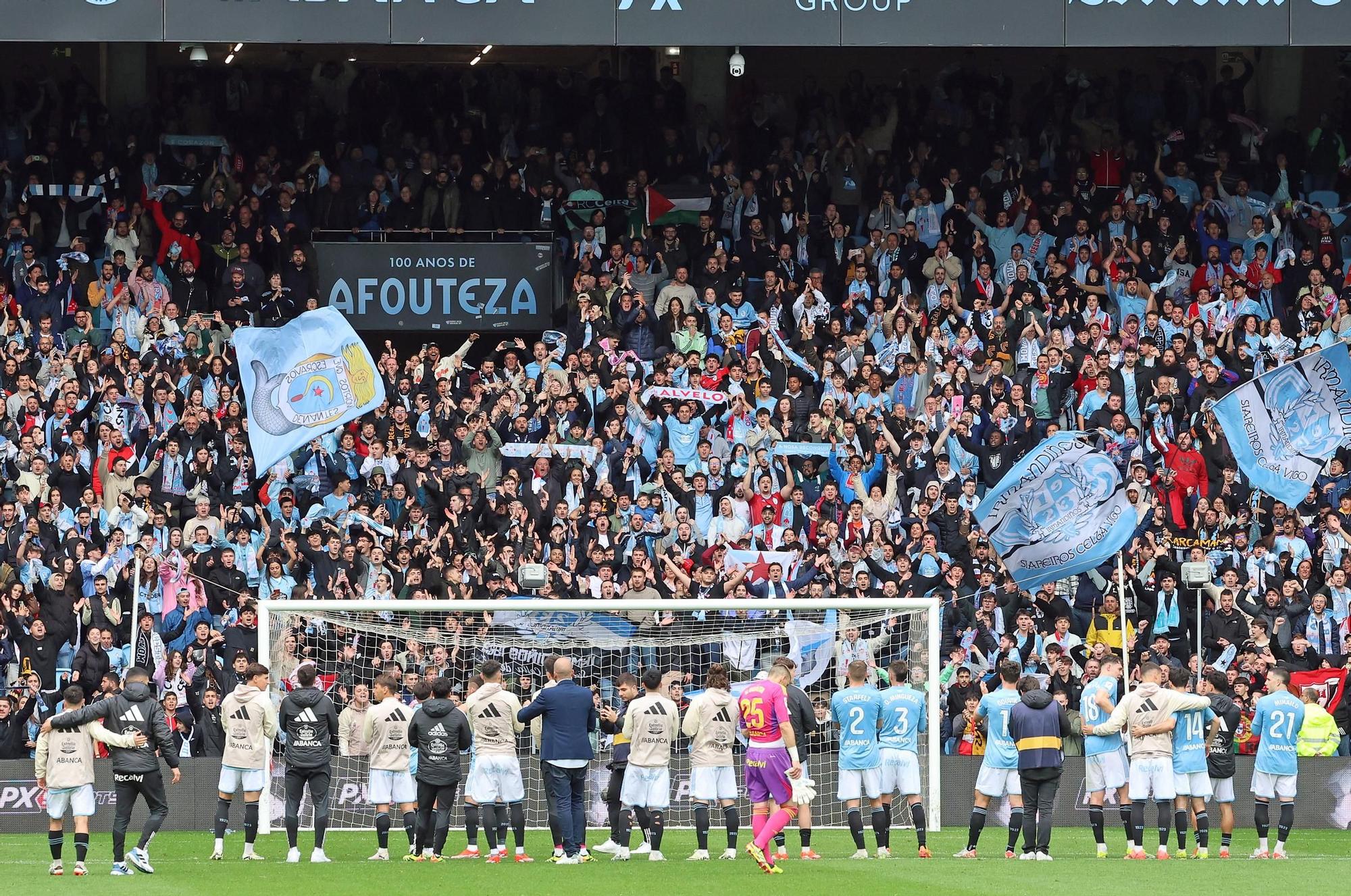 El Celta-Villarreal, en imágenes