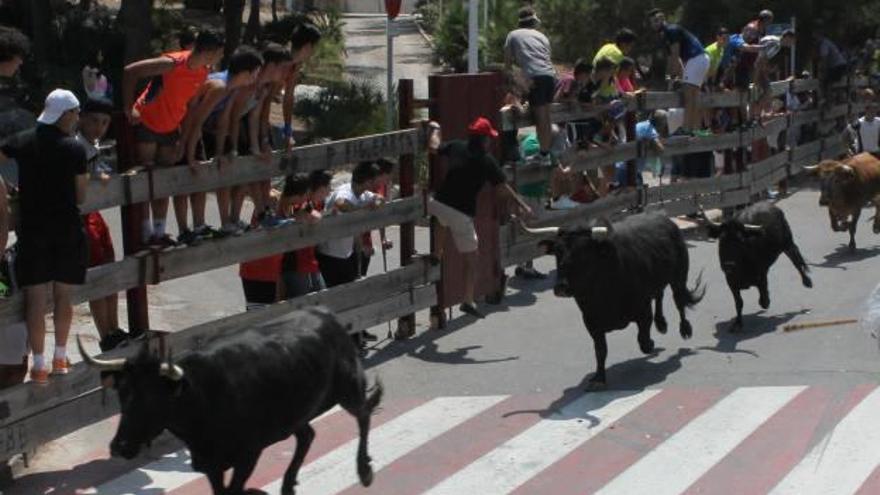 primera jornada completa de actos. Orpesa celebró ayer una intensa jornada festiva con el primer encierro taurino y también hubo otras actividades como la Feria de Antigüedades y Coleccionismo o un tobogán acuático deslizante que hizo las delicias de niños y jóvenes. f álvaro sales