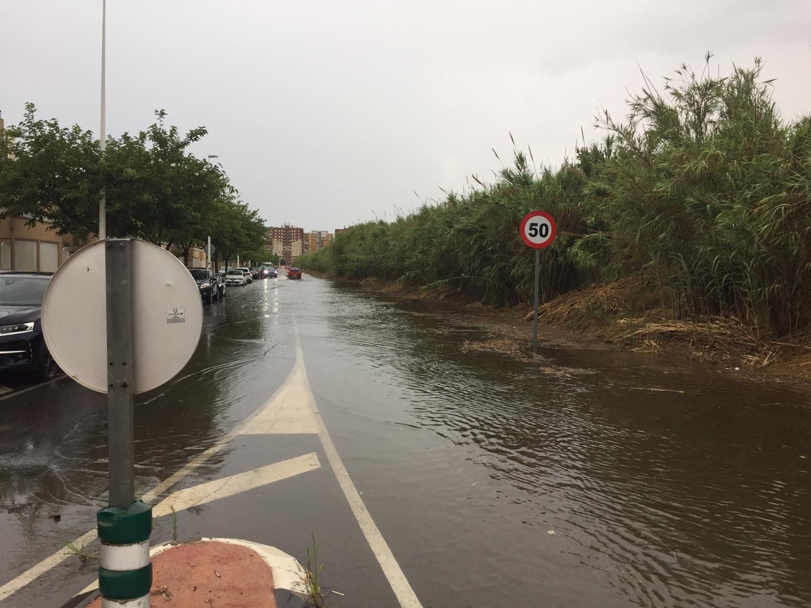 Inundaciones en Sagunt en pleno julio