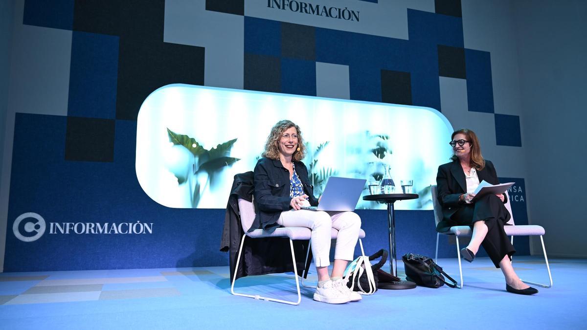 La psiconalista Dalila Arpin, en el Club INFORMACIÓN