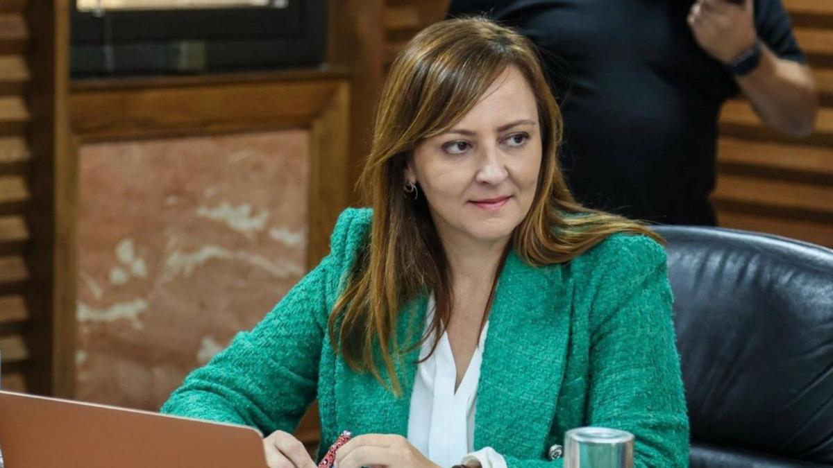 Nieves Lady Barreto, consejera de Presidencia, Justicia y Seguridad del Gobierno de Canarias.