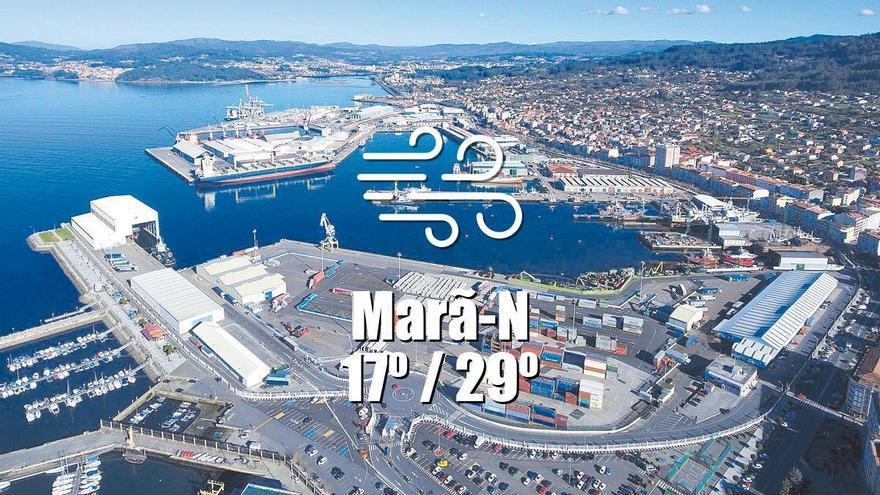 El tiempo en MarÃ­n: previsión meteorológica para hoy, martes 15 de septiembre