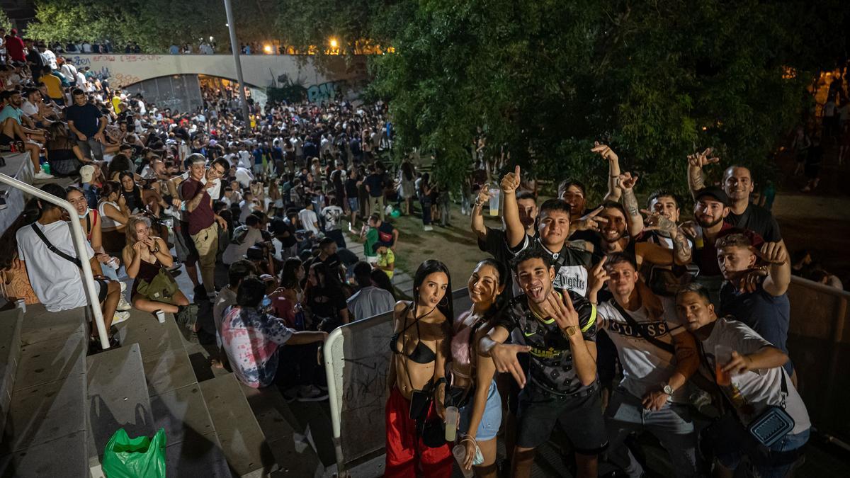 Descontrol en la última noche de fiestas de Sants