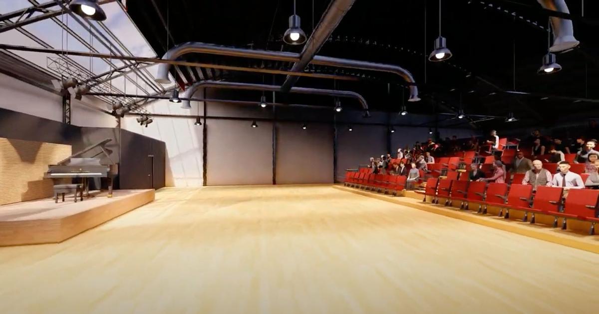 Otra infografía de cómo será el futuro polifuncional de Benicàssim.