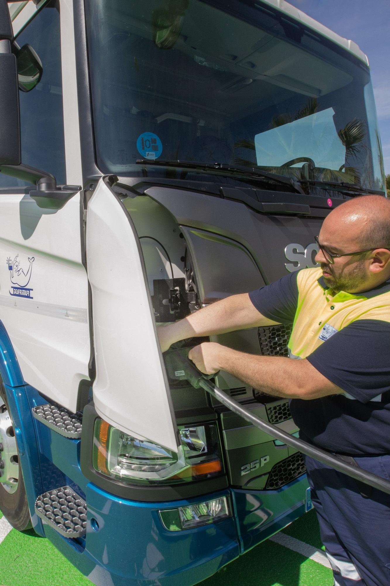 Inauguran en San Isidro el primer punto de recarga eléctrica del corredor mediterráneo para el transporte pesado