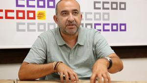 El secretario general de CCOO de Catalunya, Javier Pacheco.