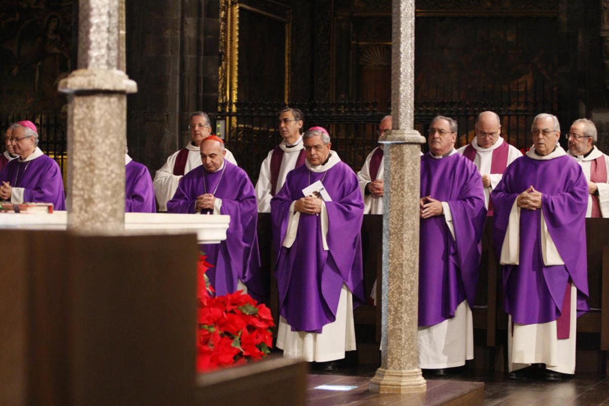 Missa exequial pel bisbe emèrit Jaume Camprodon Missa exequial pel bisbe emèrit Jaume Camprodon