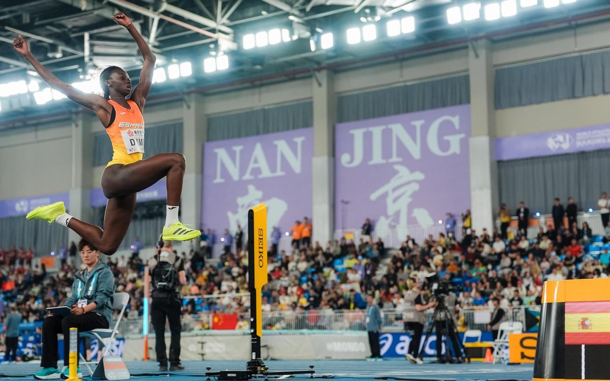 Fatima Diame en el World Athletics Indoor Championships 2025