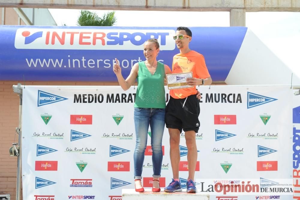 Media Maratón de Murcia: podios