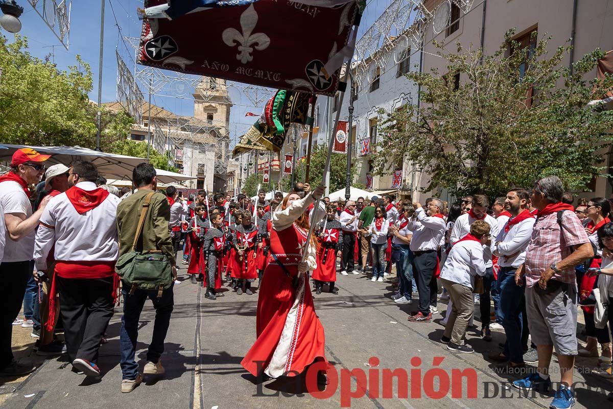 Moros y Cristianos en la mañana del dos de mayo en Caravaca