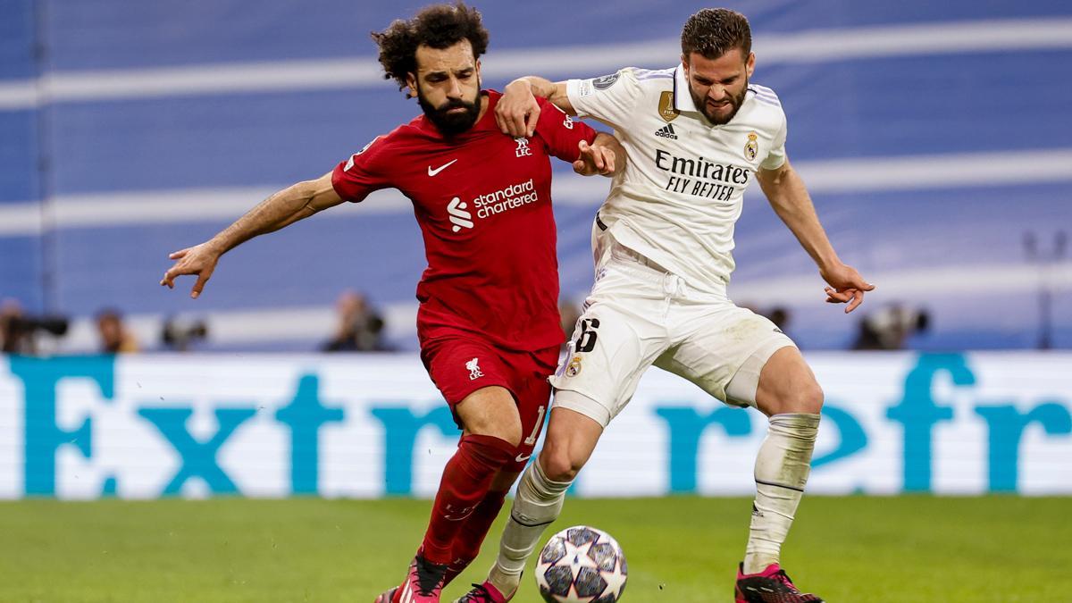 Real Madrid - Liverpool: Salah se volvió a encontrar con Nacho Fernández