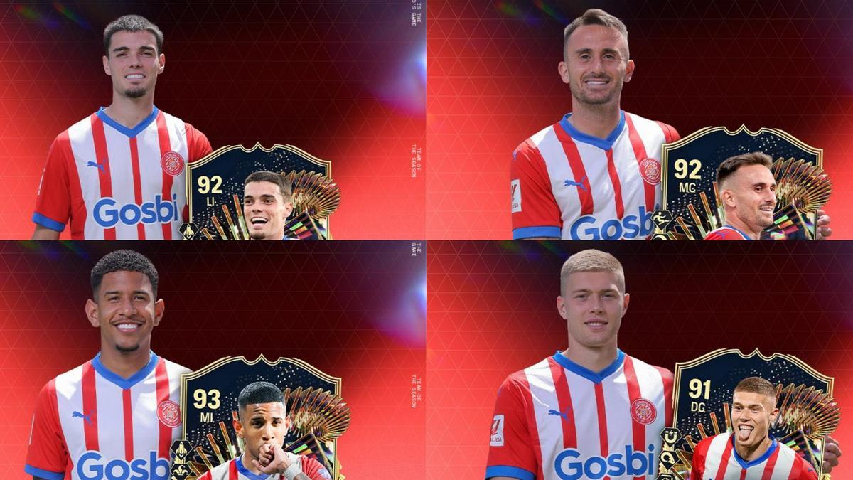 Miguel, Aleix, Savinho y Dovbyk, incluidos en el equipo de temporada de LaLiga EA Sports