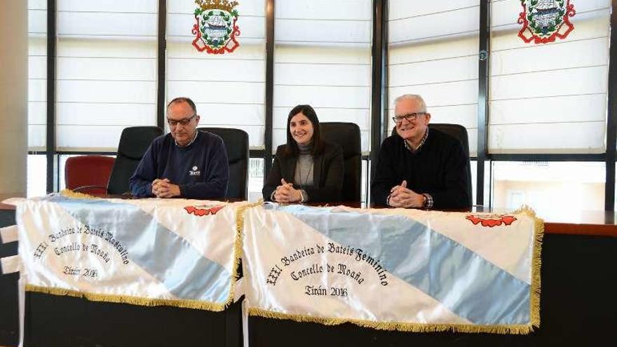 Juan José Tenorio, Leticia Santos y José Manuel Sotelo. // G. Núñez