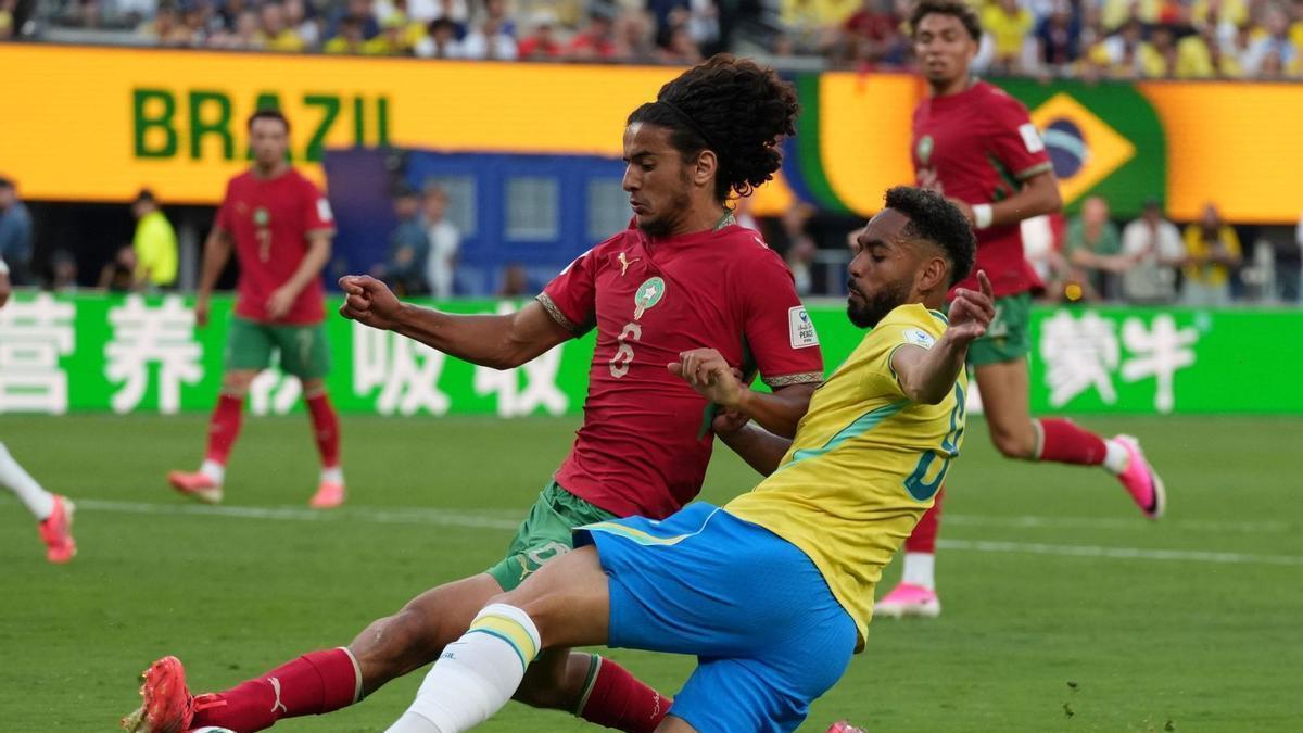 La exhibición de Bouaddi contra Brasil.