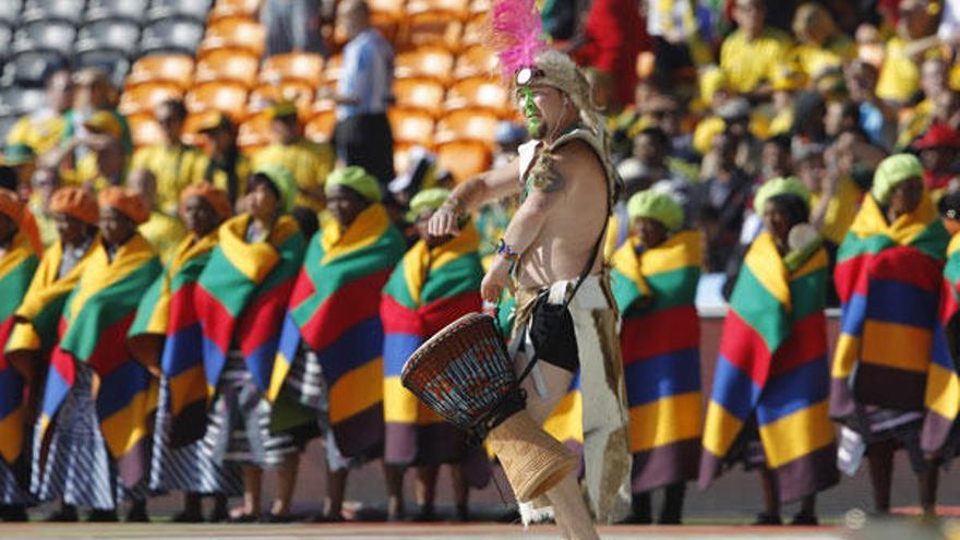 Imagen de la ceremonia de Apertura del Mundial de Sudáfrica 2010