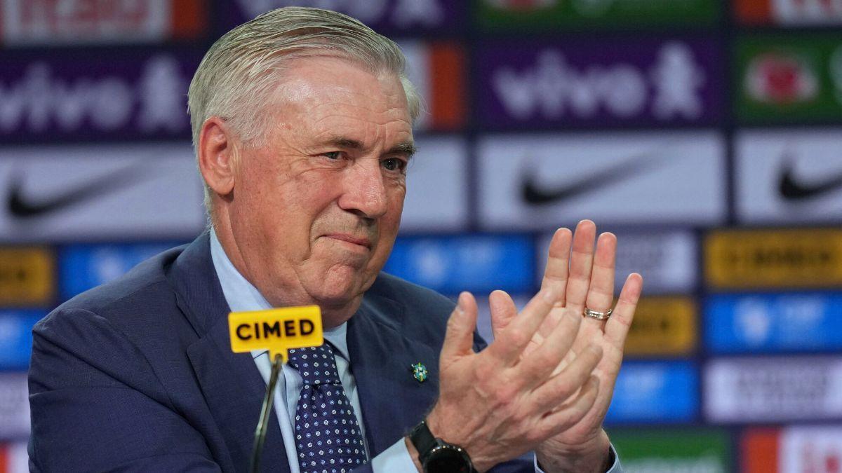 Ancelotti, presentado como seleccionador de Brasil