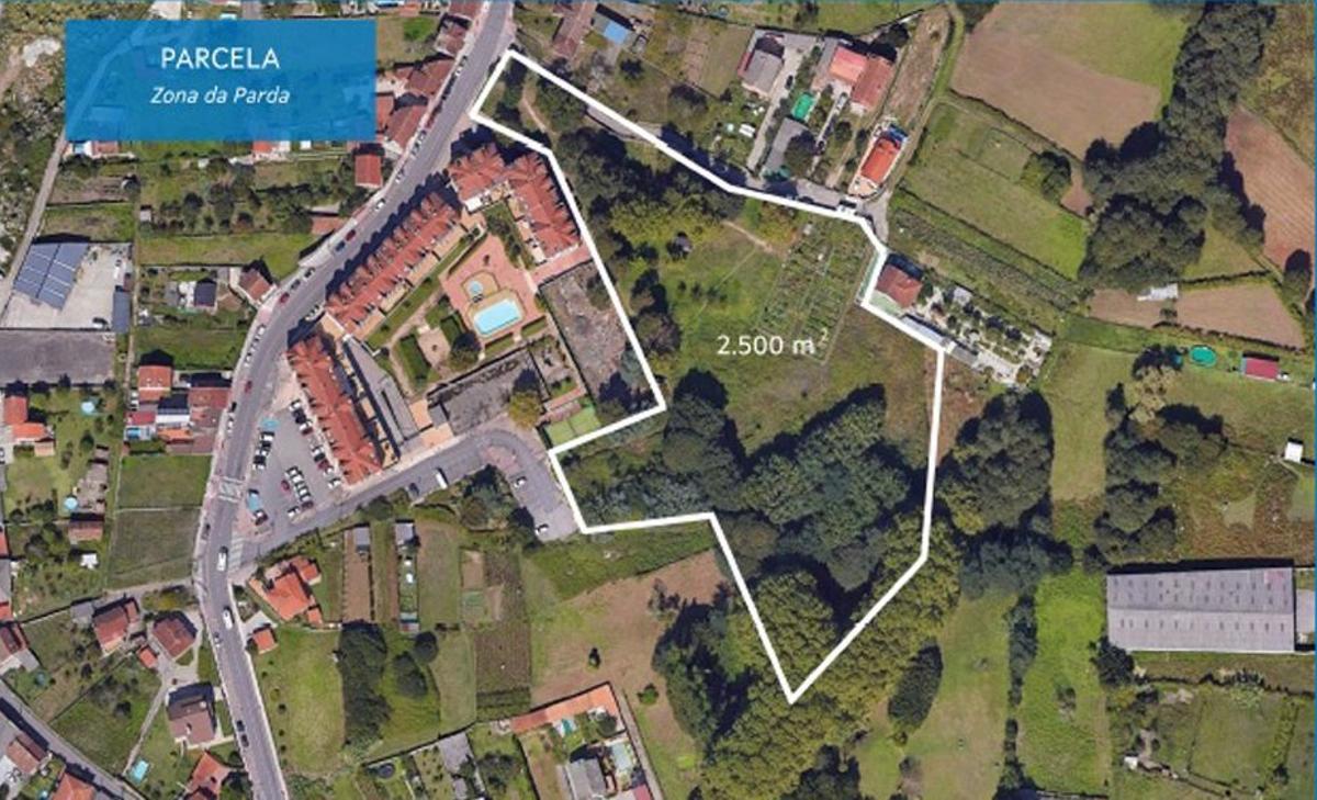 La parcela en donde se construirá el parque, junto a Conde de Bugallal.