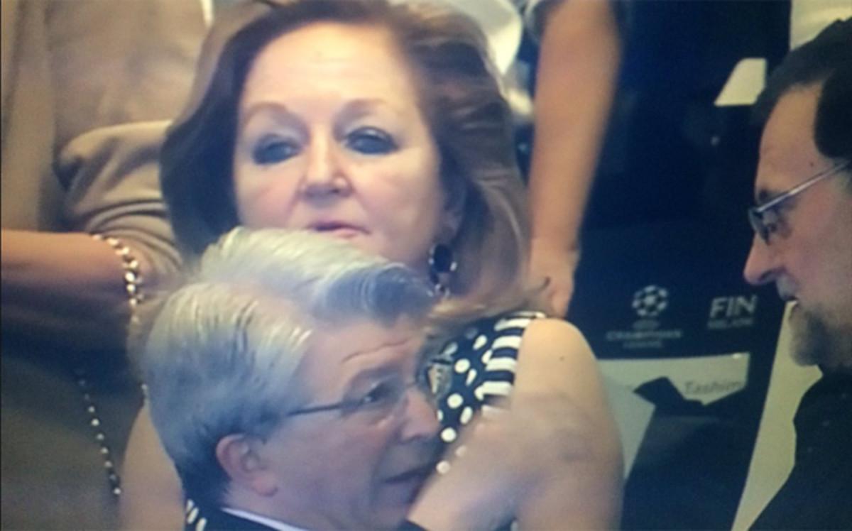 La mujer de Villar estaba en el palco