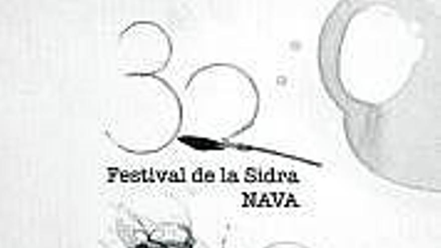 Cartel del 32.º Festival de la Sidra.